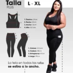 conjunto deportivo negro mujer